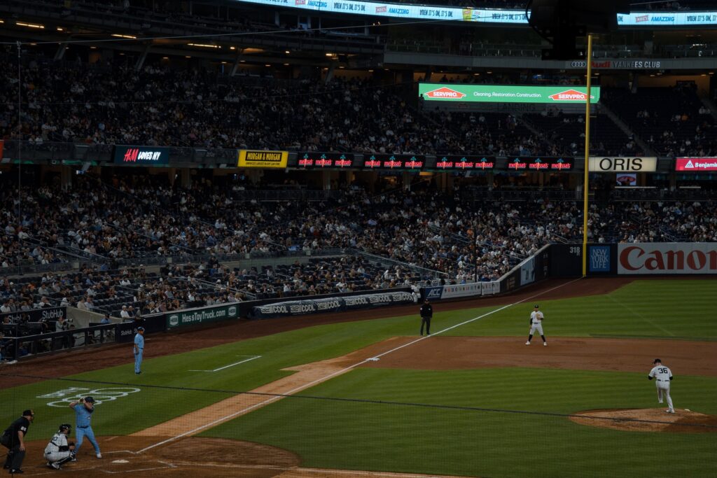 Baseball game of the New York Yankees