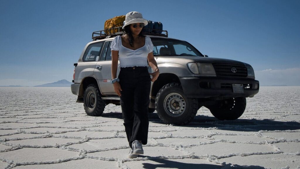 Uyuni Salt desert in Bolivia