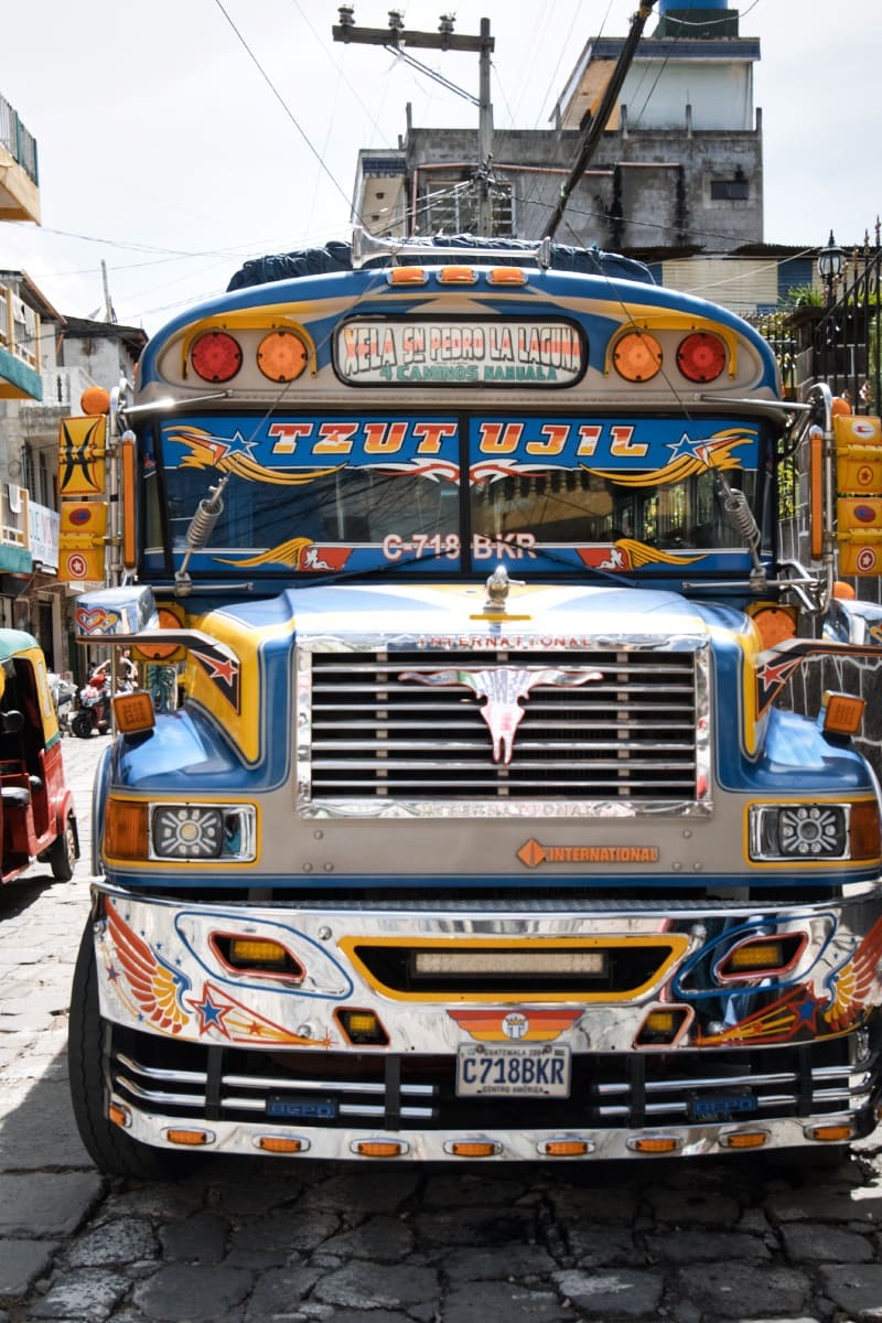 WHat to do in Guatemala? Take a local Bus!