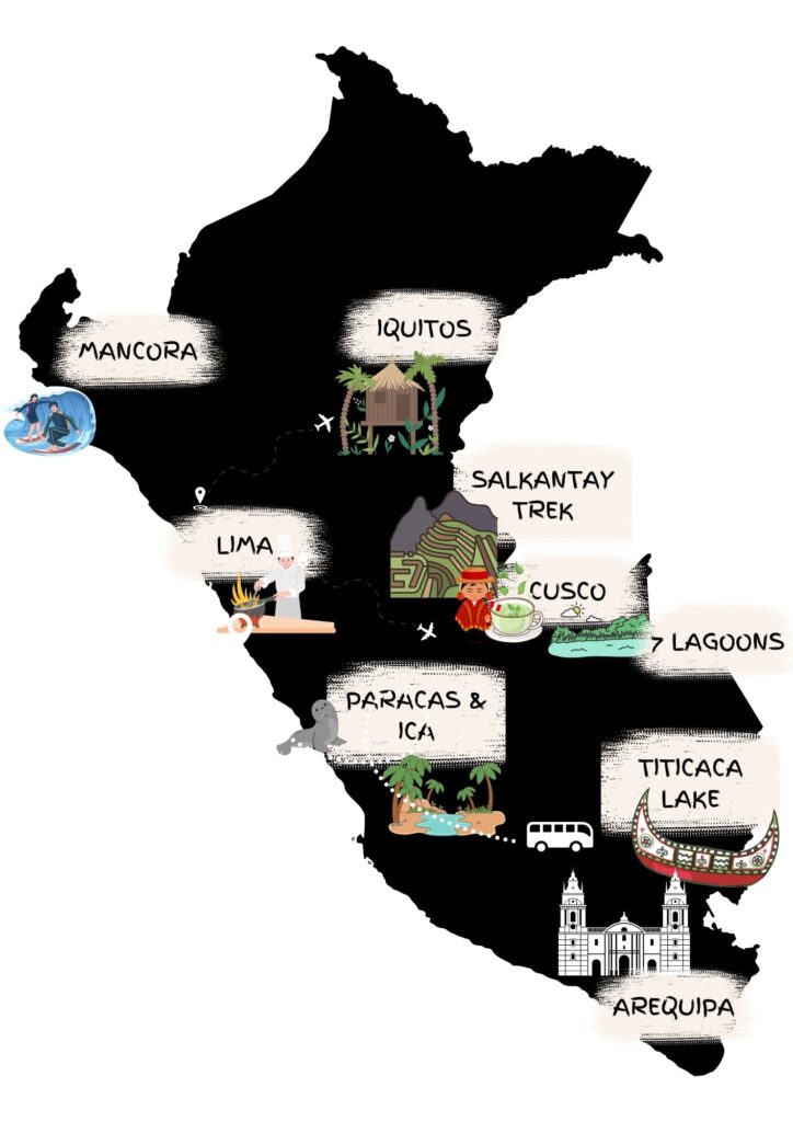 Travel Map Peru