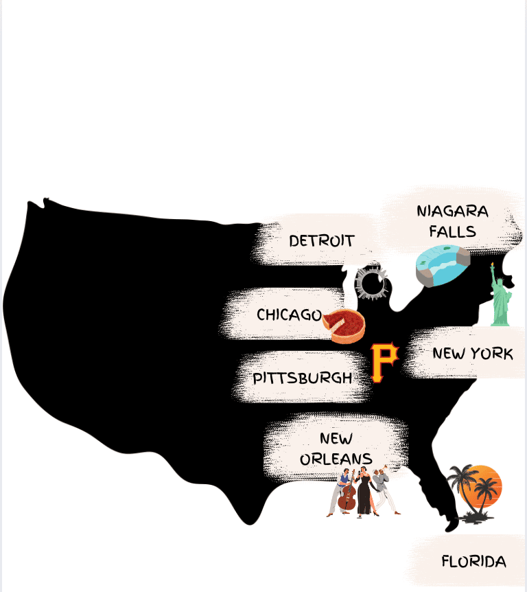 where to go in the usa